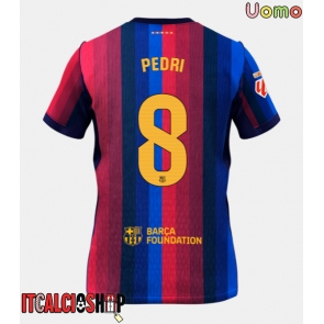 Barcelona Pedri Gonzalez #8 Prima Maglia 2026-27 Manica Corta Barcelona Pedri Gonzalez #8 Prima Maglia 2026-27 Manica Corta